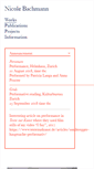 Mobile Screenshot of nicolebachmann.net